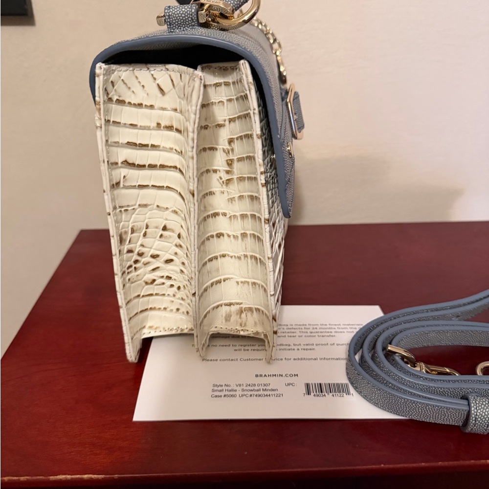 Brahmin Snow Linden Small Hallie - Picture 3 of 9